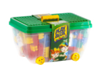 Kuferek z pokrywą z klockami Play Blox.