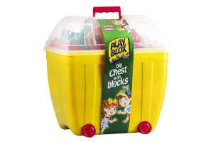 Kuferek duży z klockami Mega Blox.